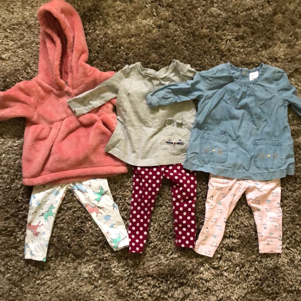 Carter’s winter outfits lot of 3